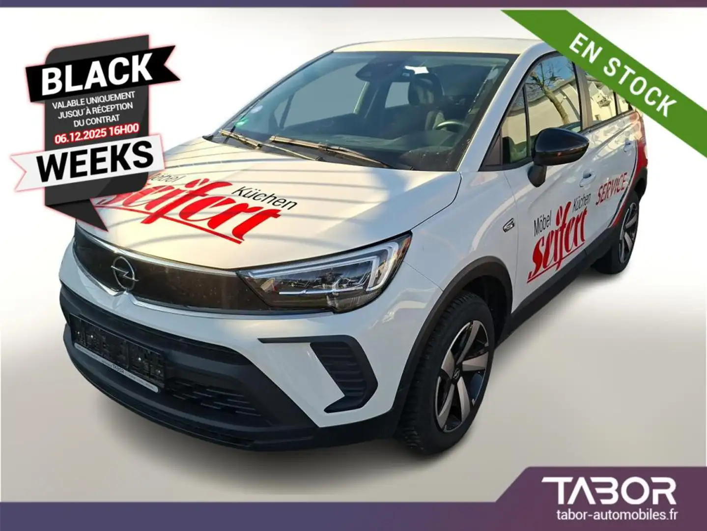 Opel Crossland 1.2 Turbo 110 Edition LED Cam Weiß - 1