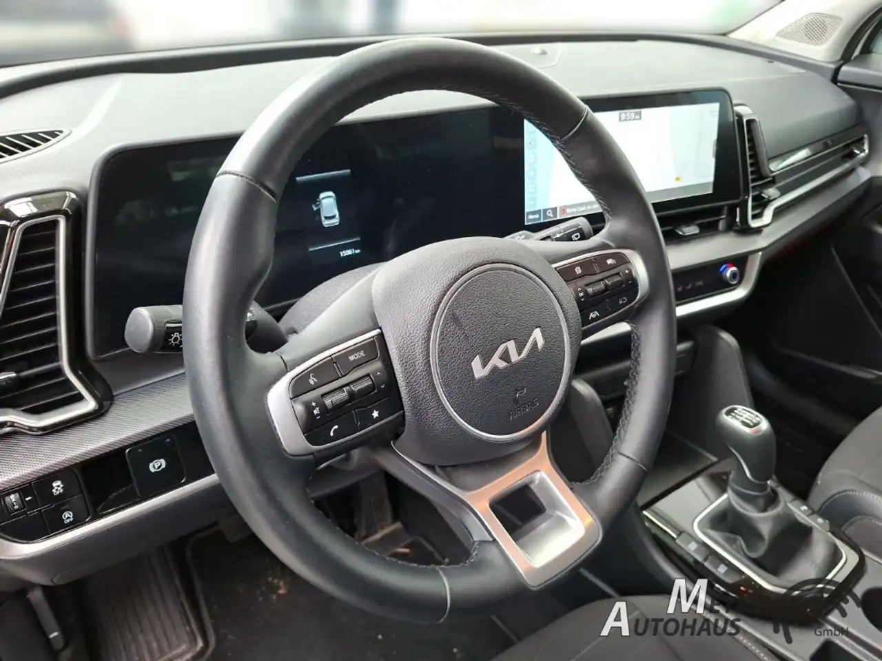 Kia Sportage 1.6T 2WD Vision+Teilleder+el. Sitze+, миниатюра 10