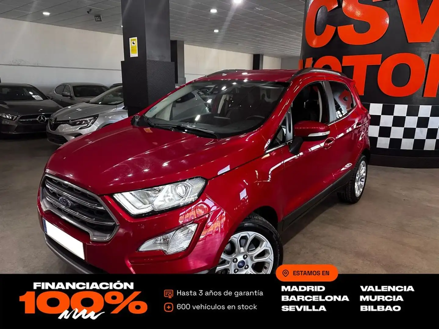 Ford EcoSport 1.0T EcoBoost 92kW (125CV) S&S ST Line Rojo - 1