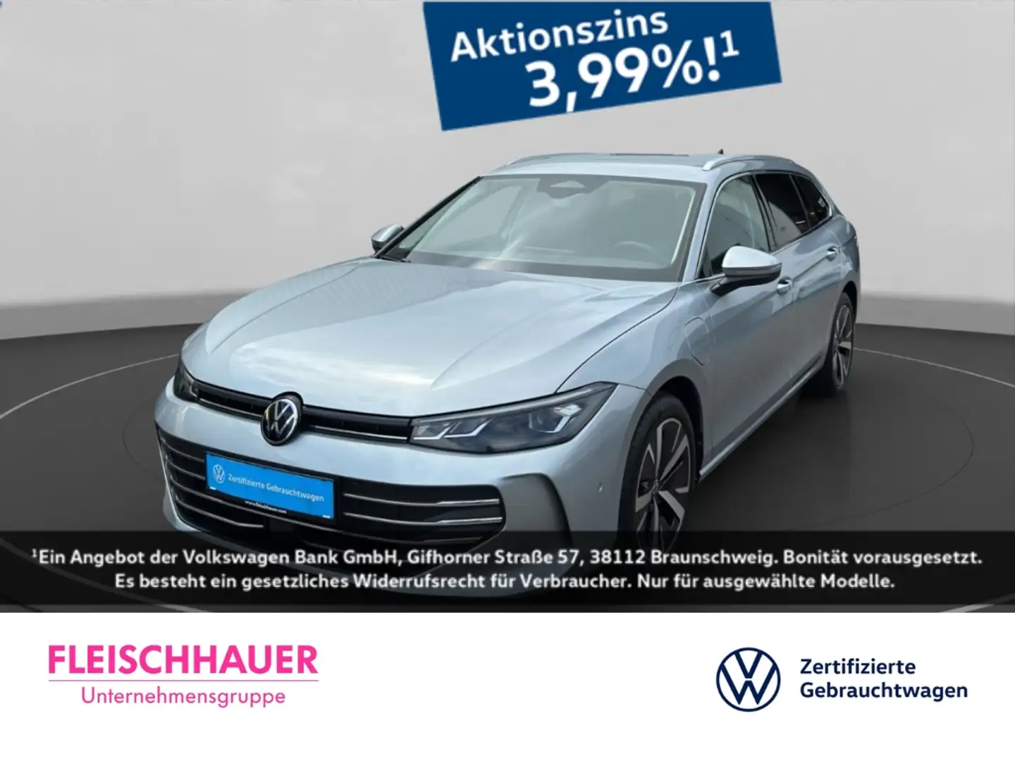 Volkswagen Passat 1.5 TSI eHybrid  Business AHK+CarPlay+Navi+ACC Zilver - 1