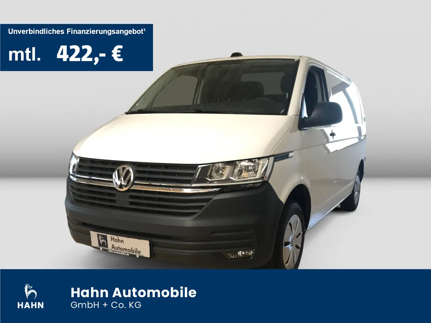 Volkswagen T6.1 Transporter T6.1 Kasten L1H1 2.0TDI App-Connect CAM Klima GR Weiß - 1