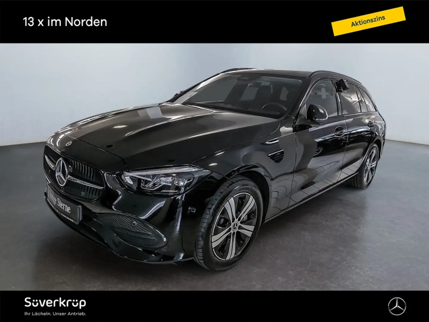 Mercedes-Benz C 300 e T // AVANTGARDE NIGHT AHK KAMERA SPUR Zwart - 1