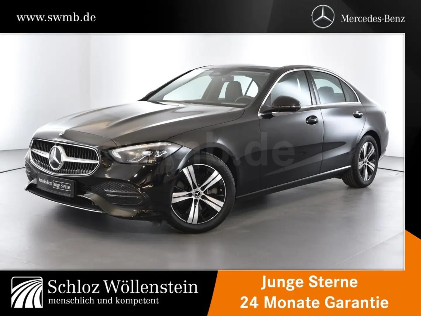 Mercedes-Benz C 200 4M Avantgarde/LED/WinterP/AdvancedP/360Cam Schwarz - 1
