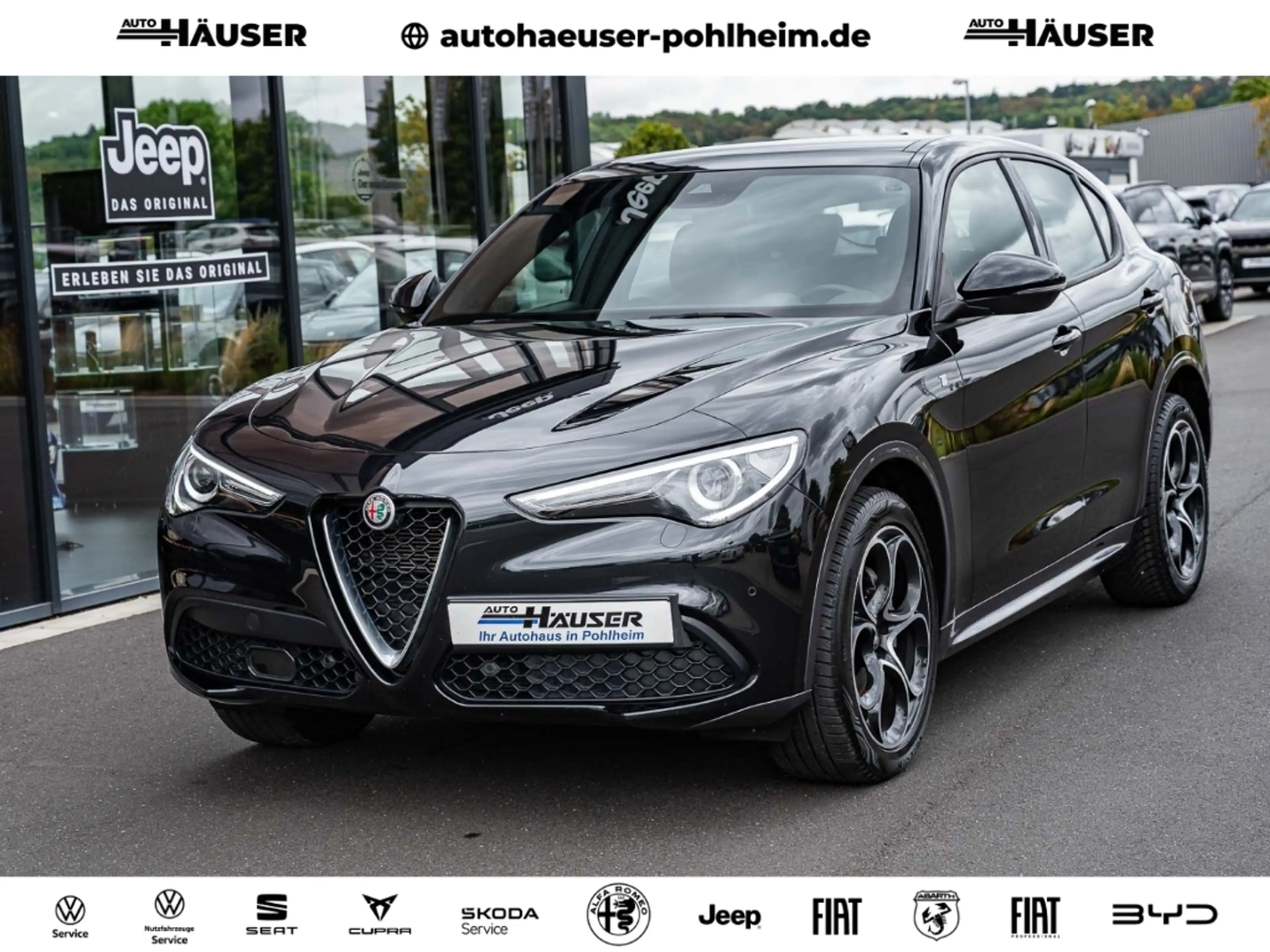 Alfa Romeo Stelvio Ti 2.0 Turbo AT8 Q4 ASSISTENZ PANO 20ZOLL NAVI KAM