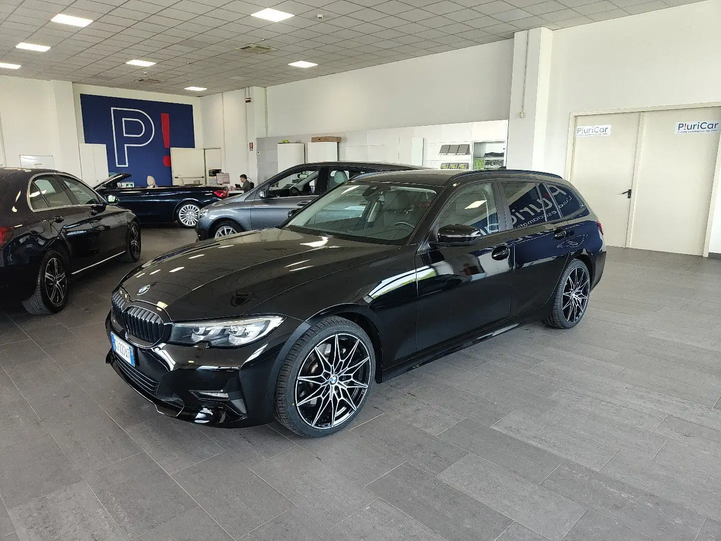BMW 330 d 48V MHEV Touring Auto Navi FariLED Pelle Black - 1