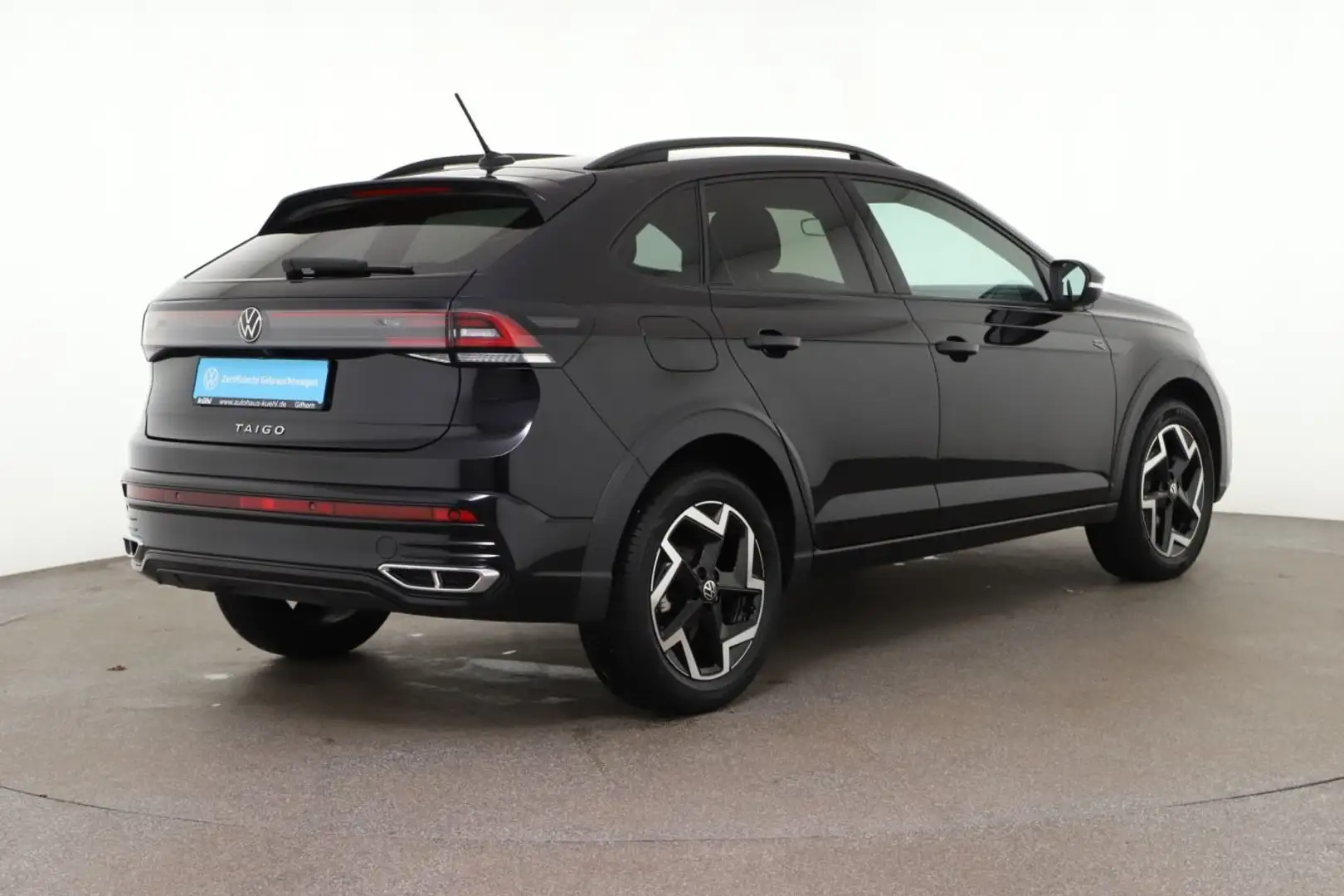 Volkswagen Taigo 1.5 TSI DSG R-Line IQ.Light/ACC/Kamera/App Schwarz - 2