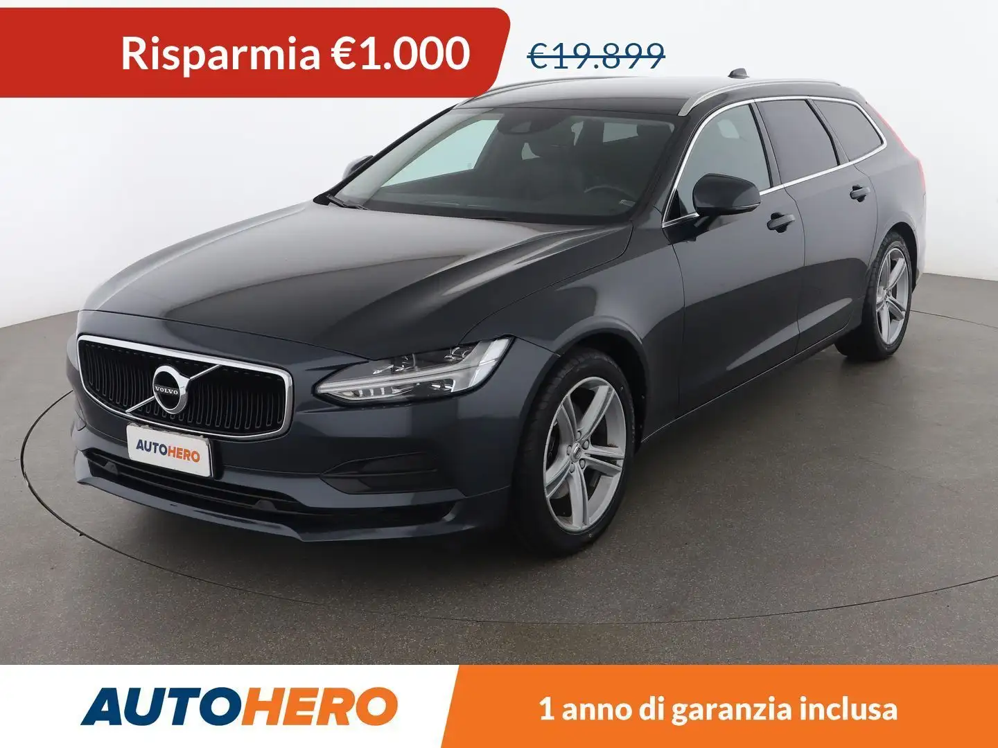 Volvo V90 2.0 D3 Momentum Geartronic Nero - 1