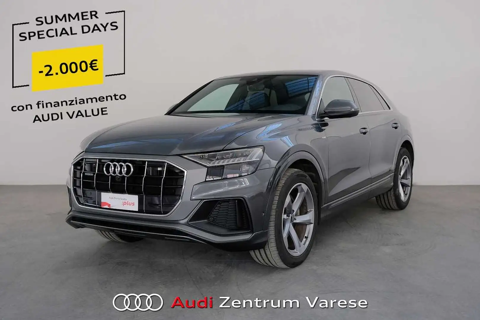 Audi Q8 50 TDI 286CV Quattro Stronic MHEV Sport Sline Gris - 1