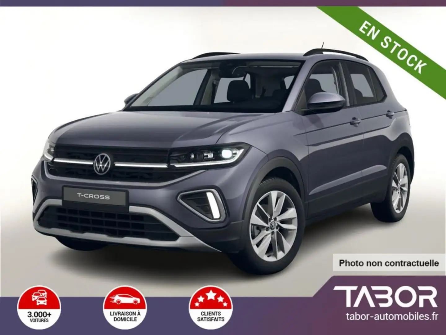 Volkswagen T-Cross 1.0 TSI 115 DSG IQ.Light 17p Gris - 1