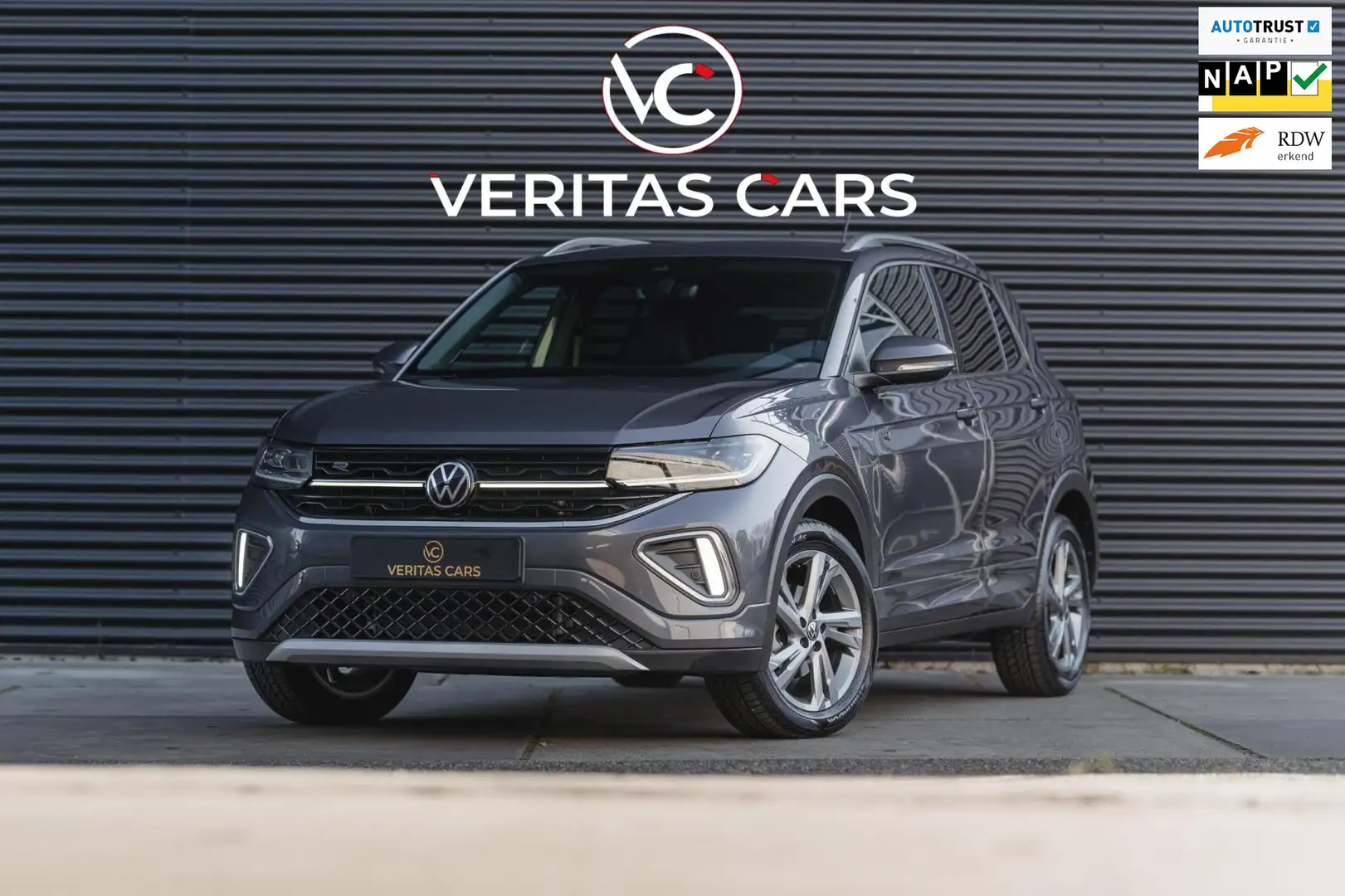 Volkswagen T-Cross 1.5 TSI R-Line 150PK 3x R-Line |ACC|IQ-Light|Navi| Gris - 1