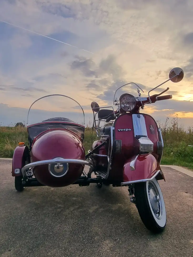 Vespa PX 200 E Gespann -  Cozy Beiwagen / Oldtimer Rouge - 1