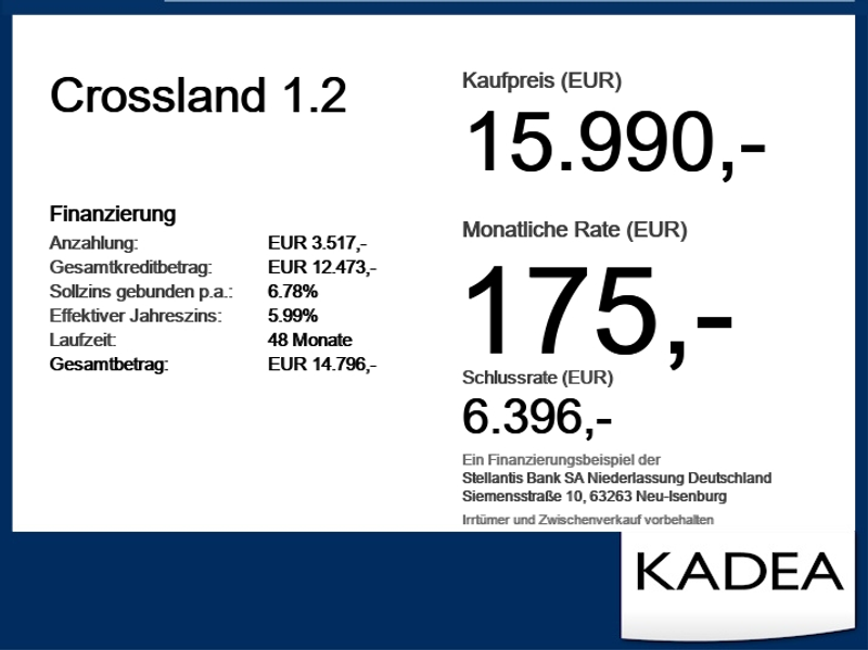 Opel Crossland 1.2 Kamera,PDC,LM-Felgen,LED,DAB-Radio — photo 4