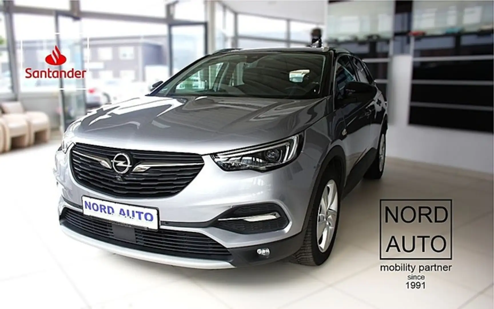 Opel Grandland X 1.6 Ultimate Aut. Leder/Navi/Kam/Ahk Gris - 1