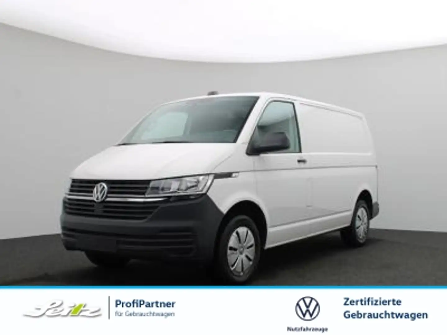 Volkswagen T6.1 Transporter Kasten 2.0 TDI KR FWD *KLIMA*PDC*SITZH* Blanc - 1