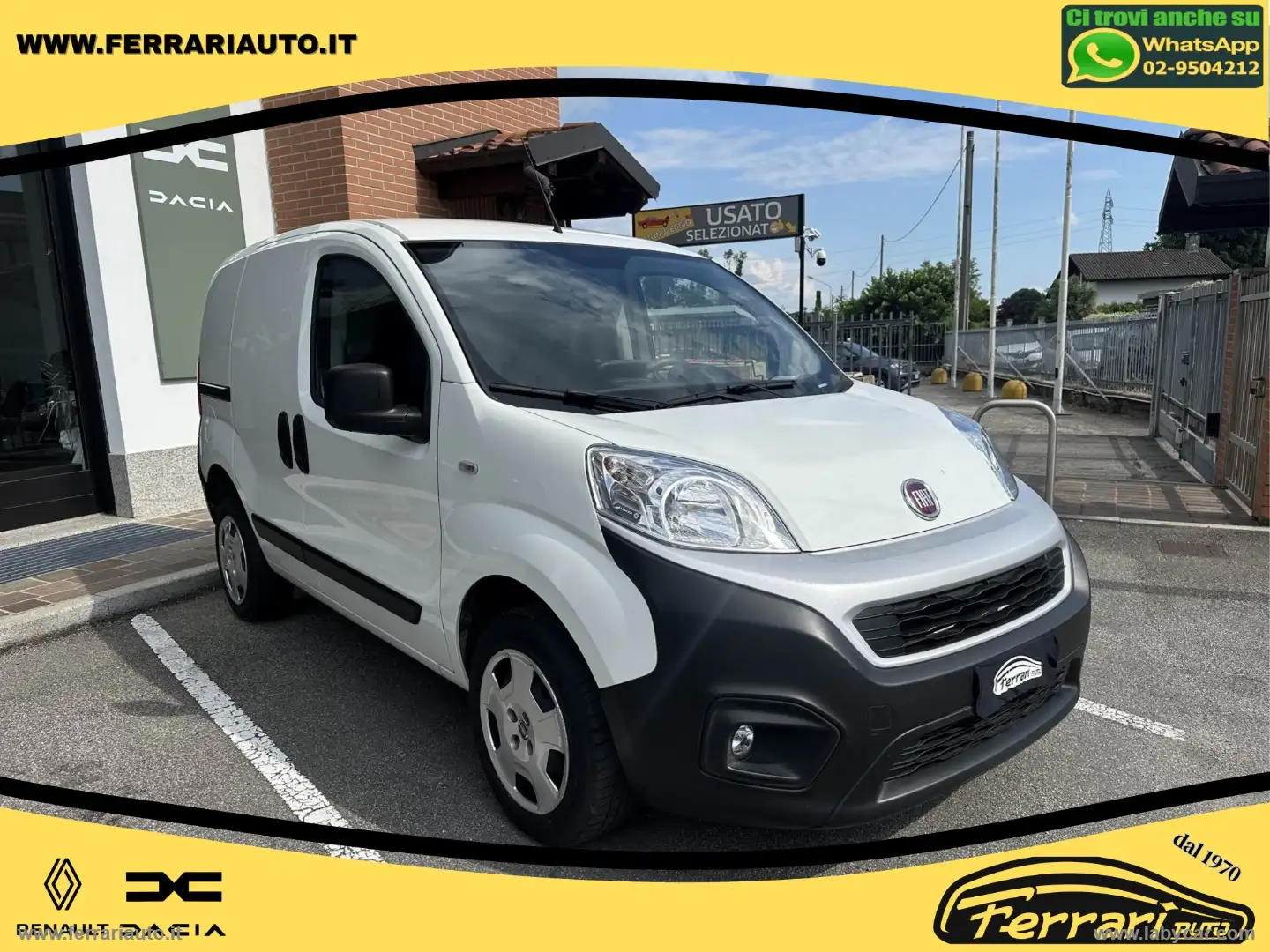 Fiat Fiorino 1.4 8V CNG 70CV Cargo SX Weiß - 2