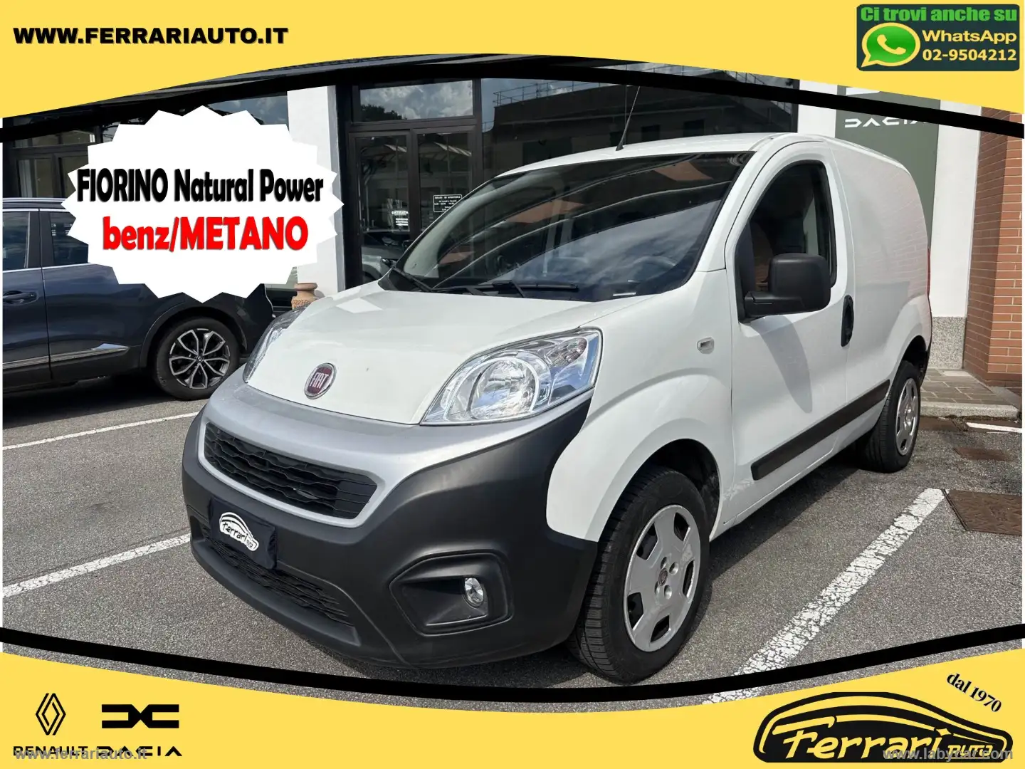 Fiat Fiorino 1.4 8V CNG 70CV Cargo SX Weiß - 1