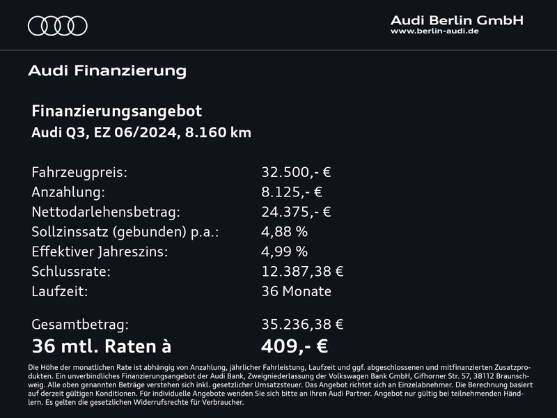 Audi Q3 35 TFSI S tronic LED NAVI VIRTUAL PDC — photo 4
