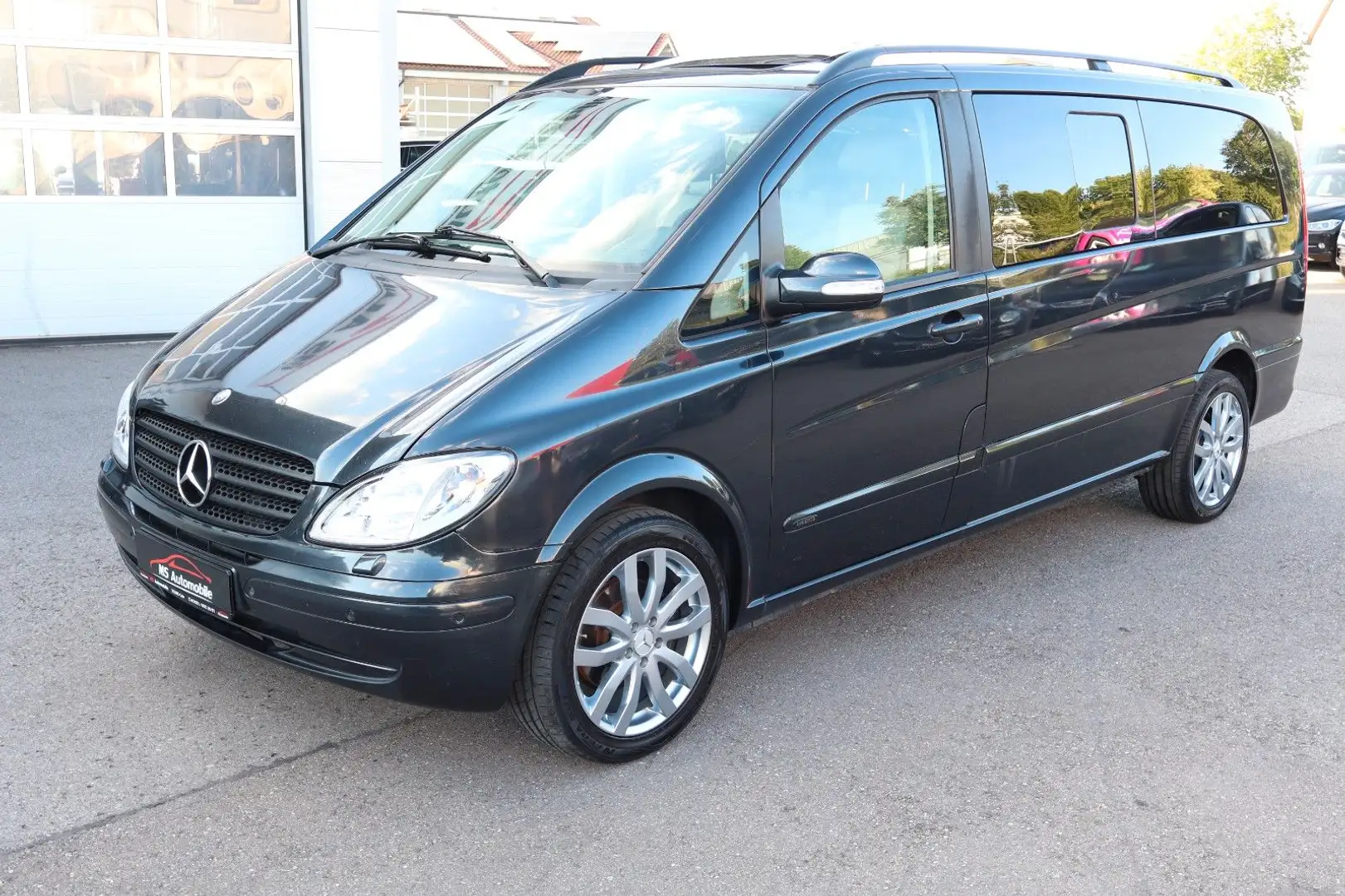 Mercedes-Benz Viano 3.5 V6 AMBIENTE extralang Leder_LPG Gas Schwarz - 1