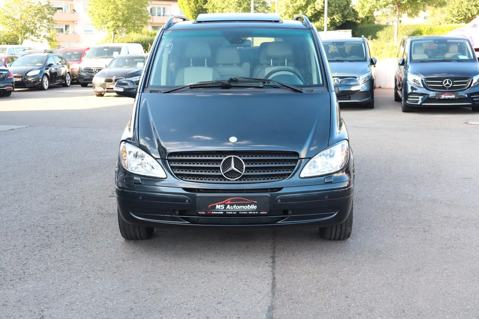 Mercedes-Benz Viano 3.5 V6 AMBIENTE extralang Leder_LPG Gas Schwarz - 2