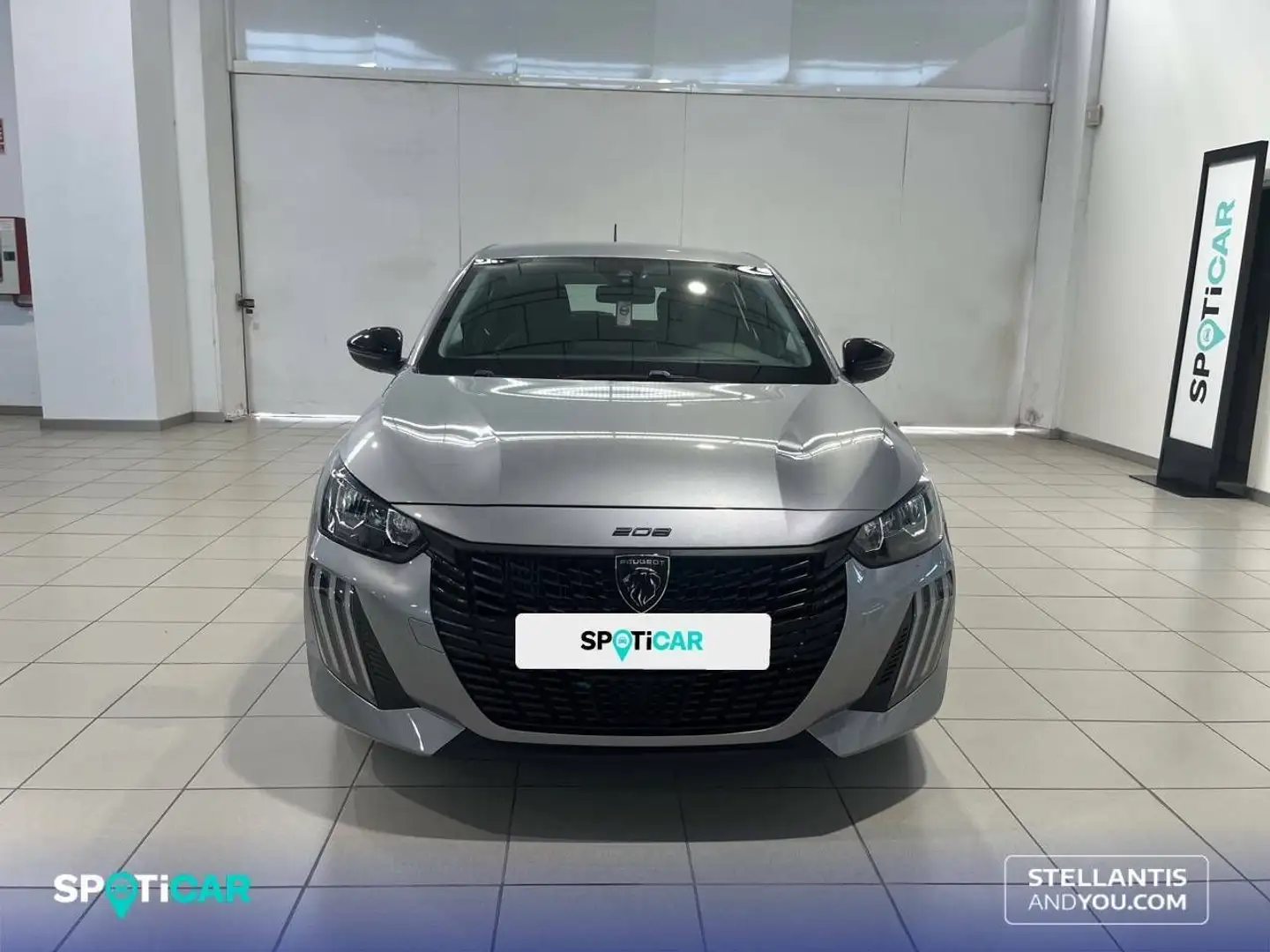 Peugeot 208 1.2 Puretech S&S Active 100 Gris - 2