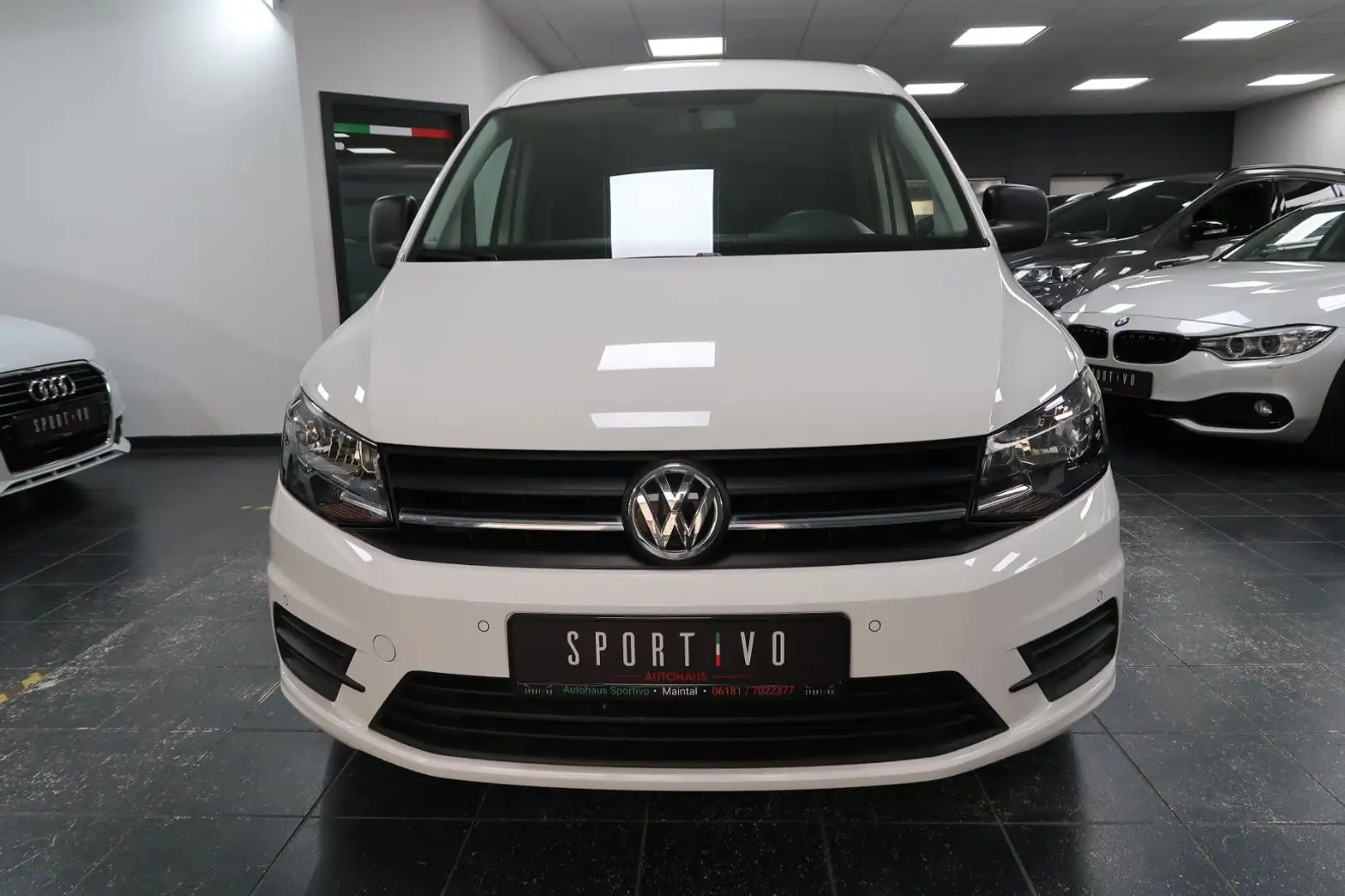 Volkswagen Caddy Nfz Maxi Kombi BMT*Navi*Leder*Shz*Pdc*Ahk Weiß - 2