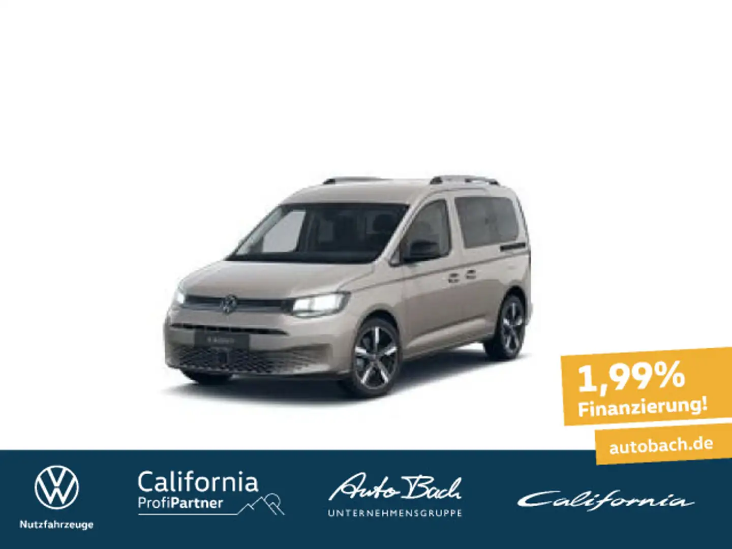 Volkswagen Caddy Life "GOAL" 1,5 l TSI DSG | LED | NAVI | A Beige - 1