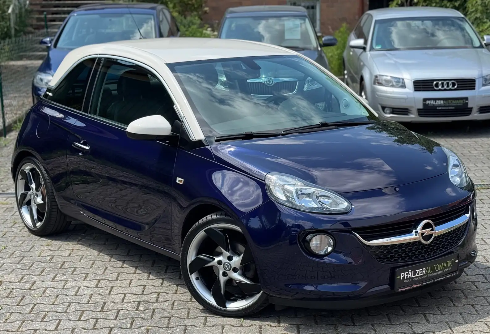 Opel Adam Jam TÜV Service NEU 8-fach bereift Scheckheft Blau - 1