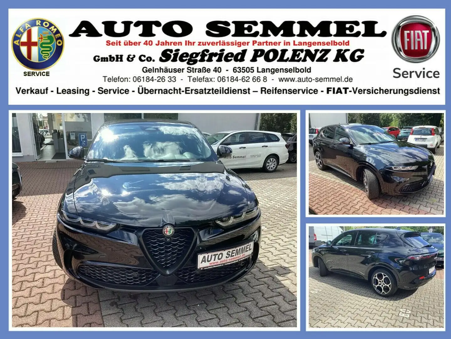 Alfa Romeo Tonale Veloce 1.5 VGT 160PS 48V-Hybrid 15kW Czarny - 1