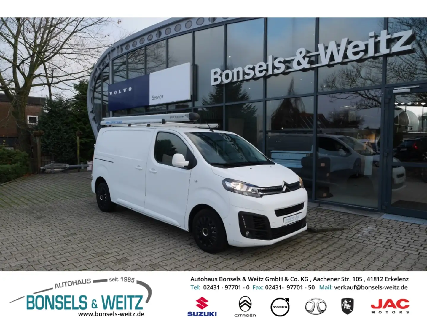 Citroen Jumpy Kasten CLUB M BL120 AHK-abnehmbar Navi Apple Weiß - 1