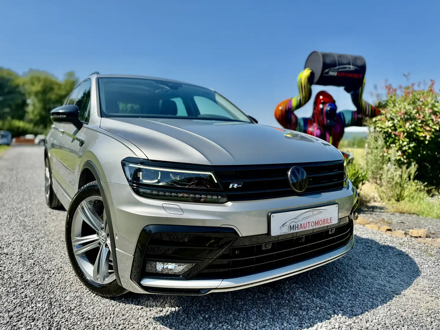 Volkswagen Tiguan 1.4 TSI R line  DSG Gris - 1