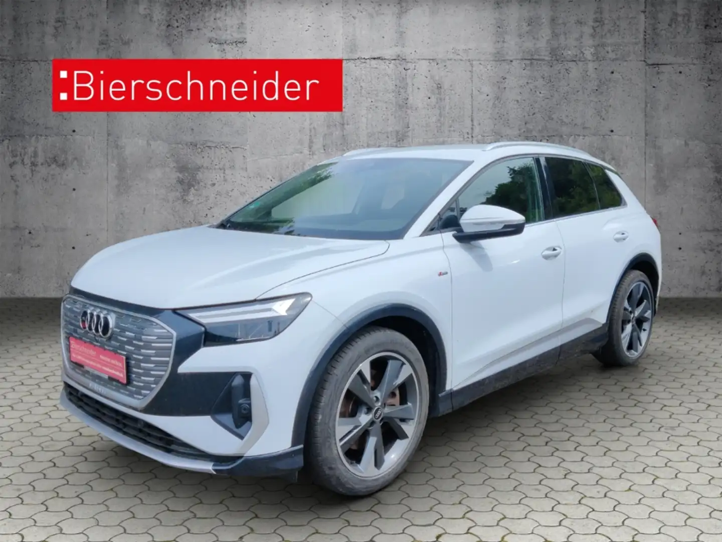 Audi Q4 e-tron 40 S-line NAVI LED KAMERA ACC GRA SHZ 20 Bianco - 1