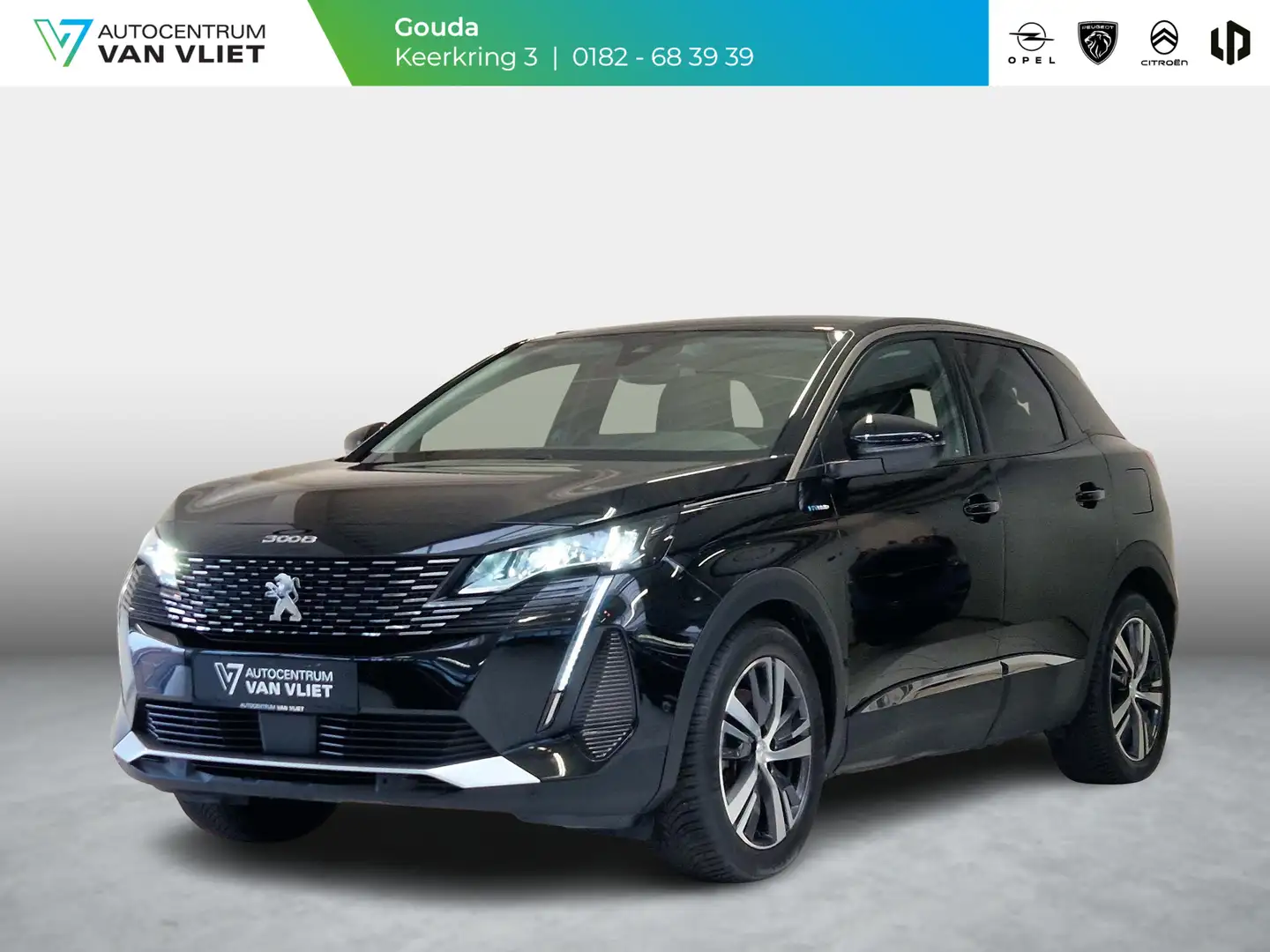 Peugeot 3008 1.6 Plug-in-Hybrid 225pk Allure Automaat | Navigat Negro - 1