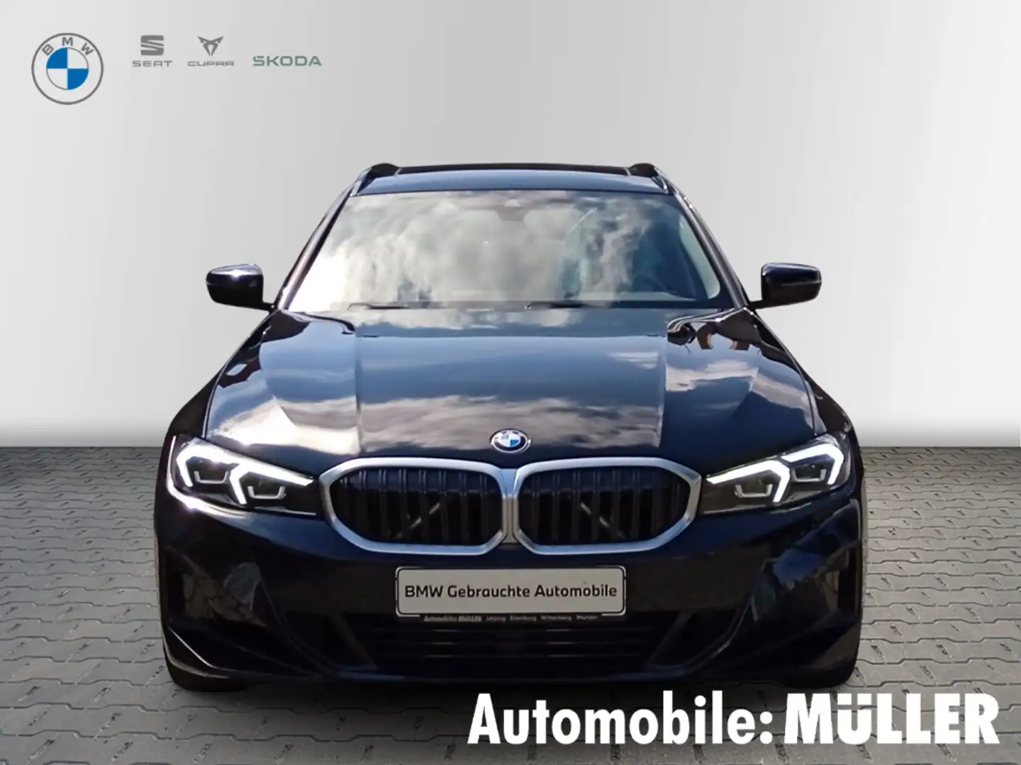 BMW 320 i Touring+AHK+PARK-ASSISTENT+KEYLESS+KAMERA Schwarz - 2