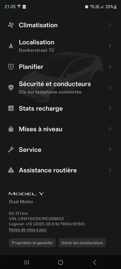 Tesla Model Y dual motor Blanc - 2