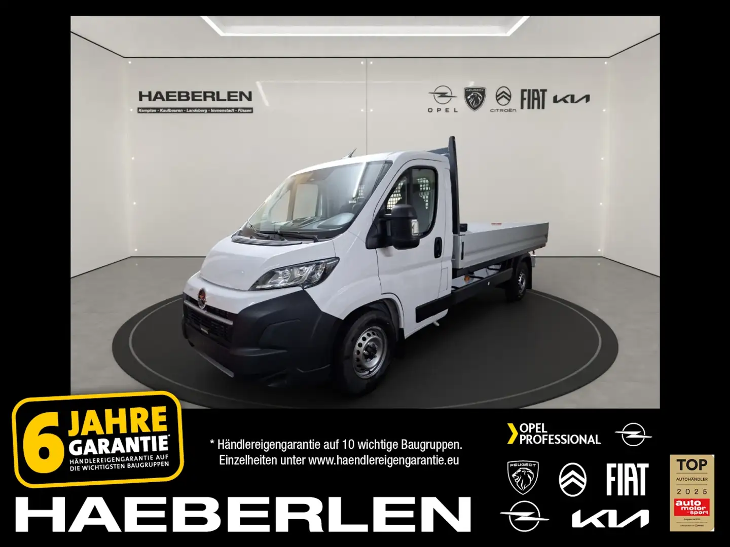 Opel Movano Pritsche L3 3.5t *Allwetter*AHK*verstärkt* Weiß - 1