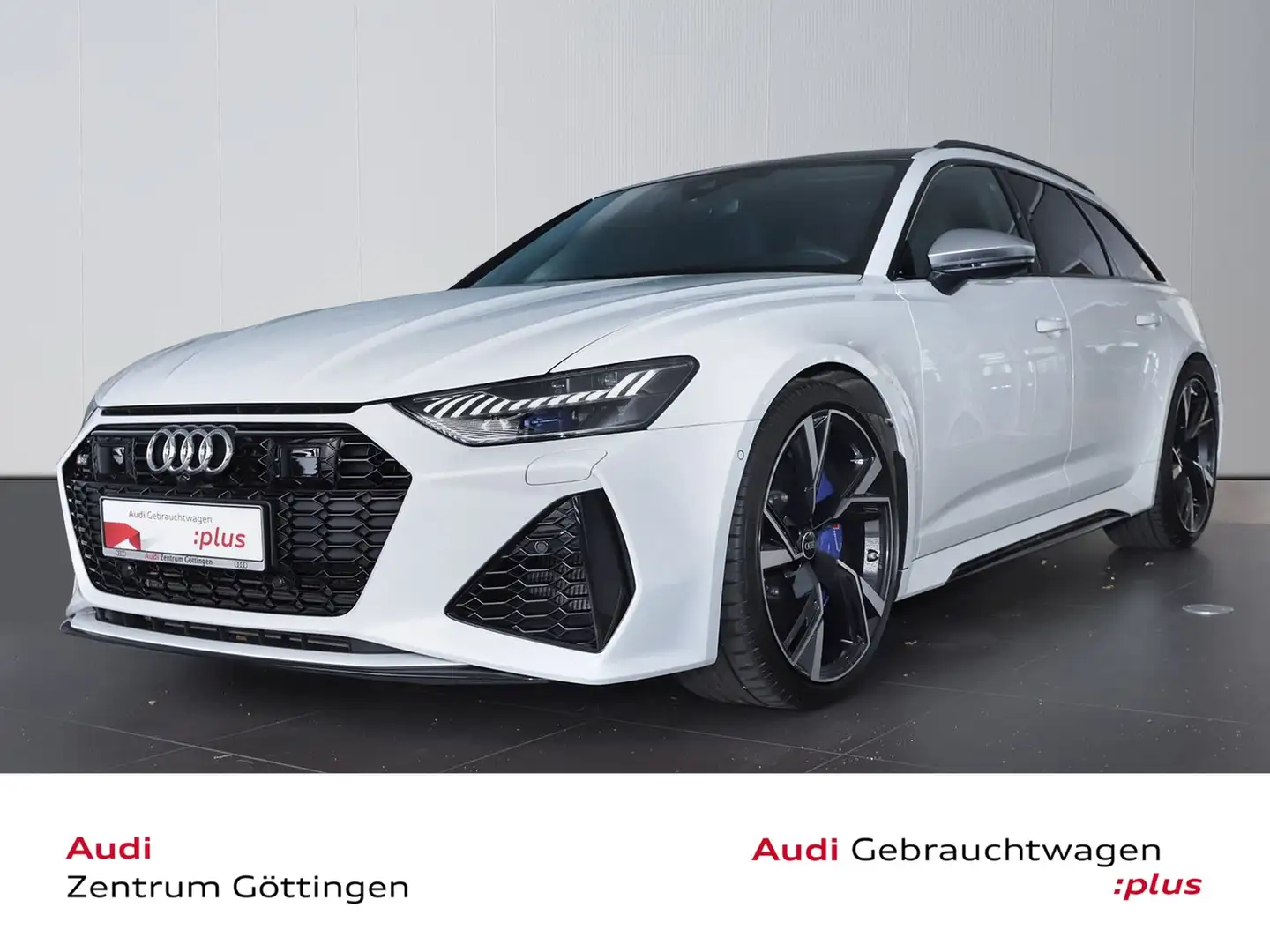 Audi RS6 RS 6 Avant TFSI qu. tiptr. +PANO+AHK+ MATRIX+B&O Weiß - 1