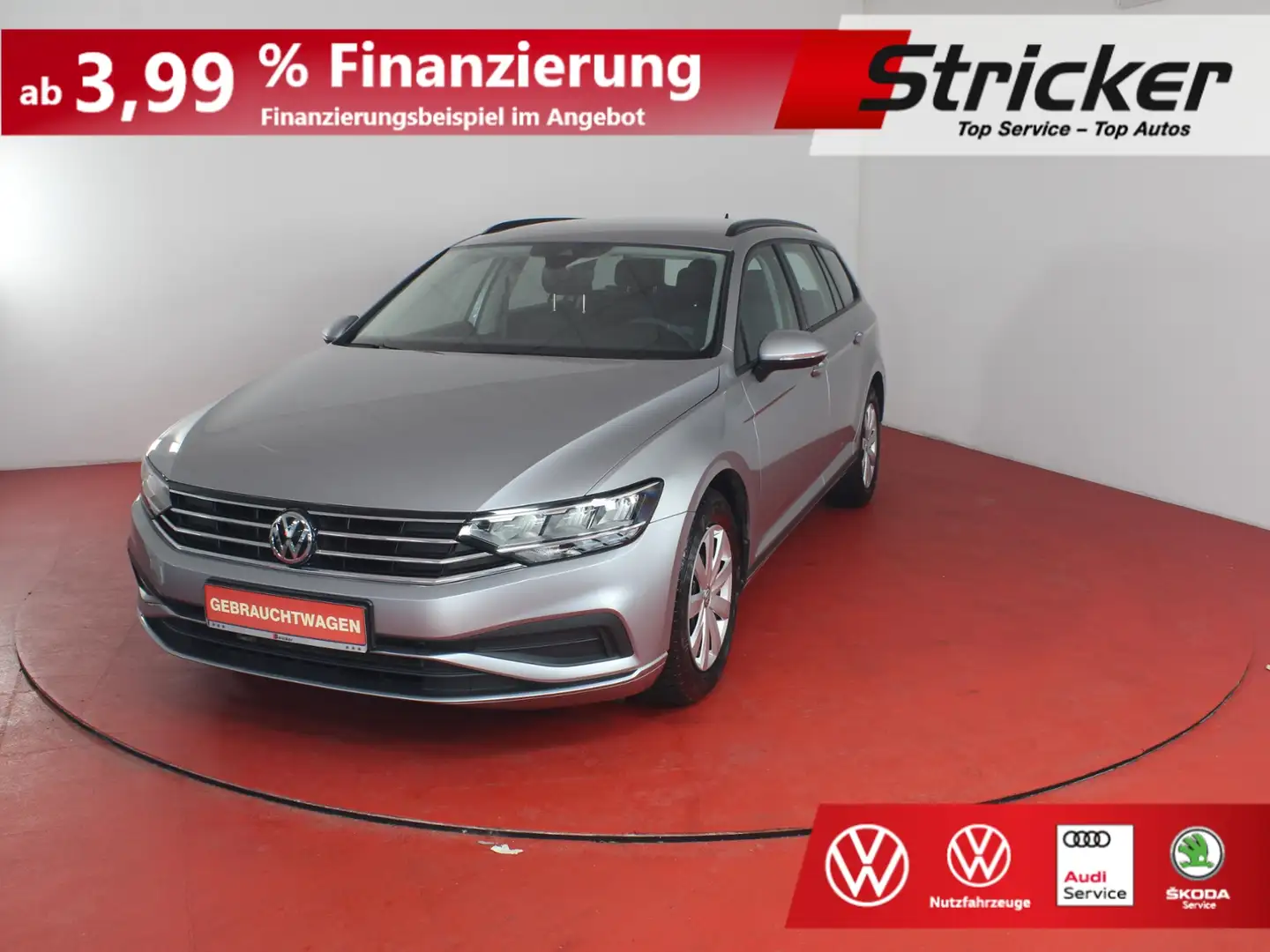 Volkswagen Passat Variant 1.6TDI DSG 213,-ohne Anzahlung Navi Sitzheizung Plateado - 1