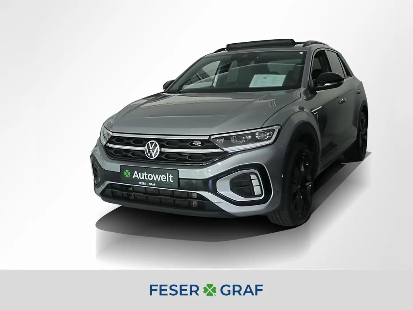 Volkswagen T-Roc R-Line 2,0TSI DSG Black Style Navi LED Kamera R-Li Silber - 1