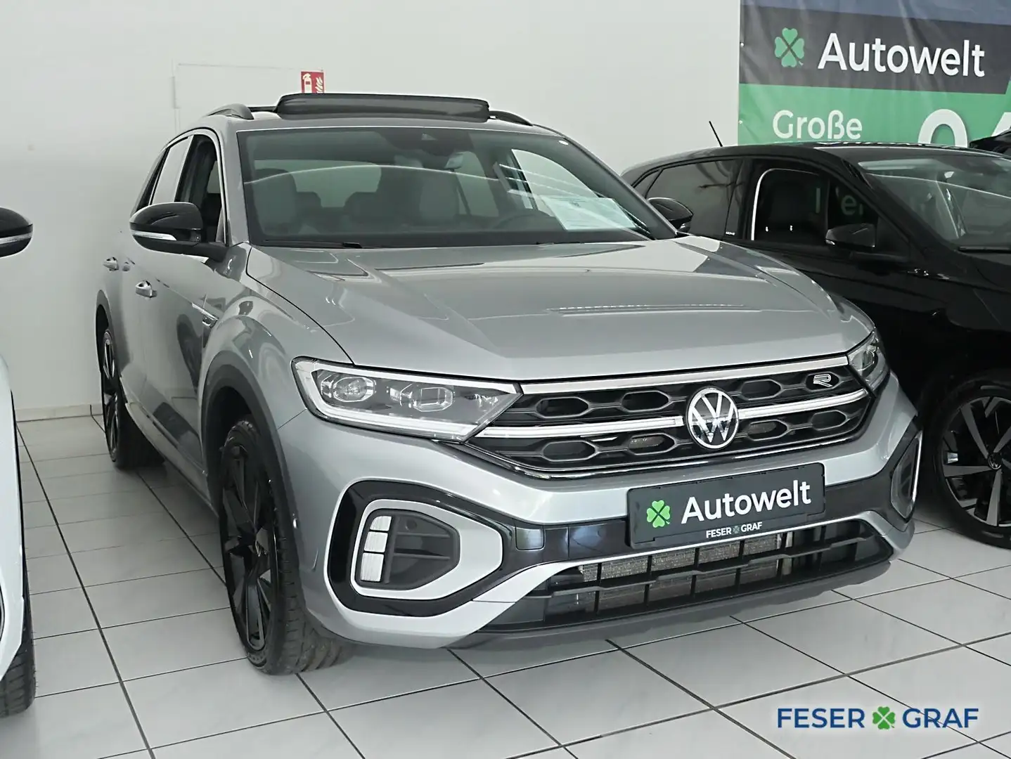 Volkswagen T-Roc R-Line 2,0TSI DSG Black Style Navi LED Kamera R-Li Argent - 2