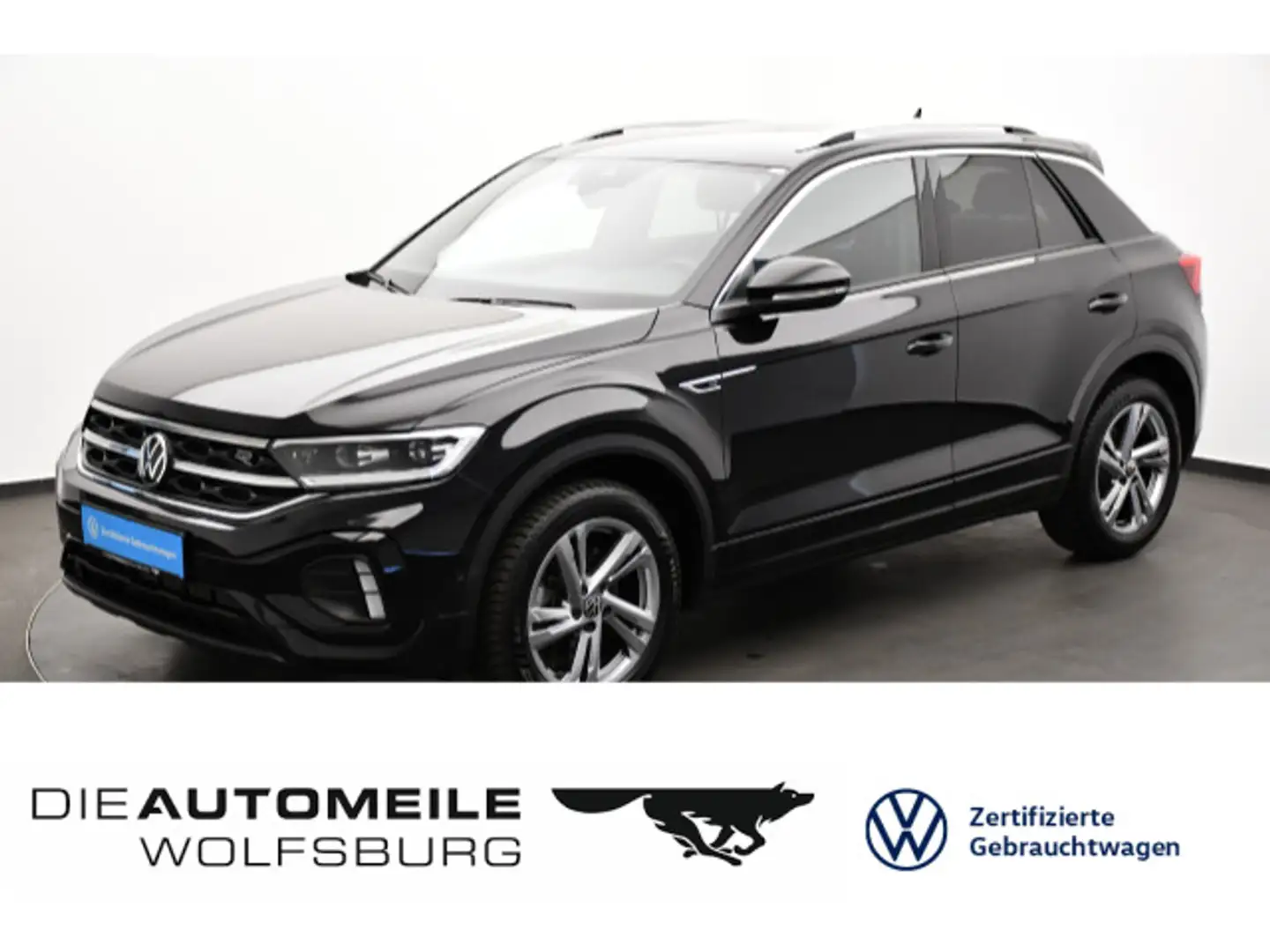Volkswagen T-Roc 2.0 TDI DSG R-Line AHK/LED+/ACC Schwarz - 1