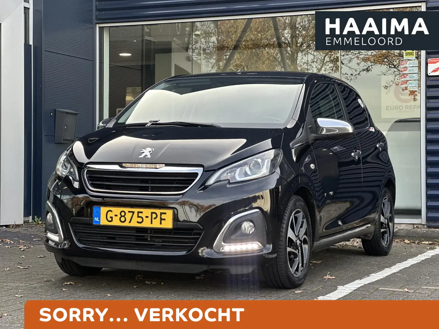 Peugeot 108 1.0 e-VTi 72pk Allure | Climate Control | Achterui Zwart - 1