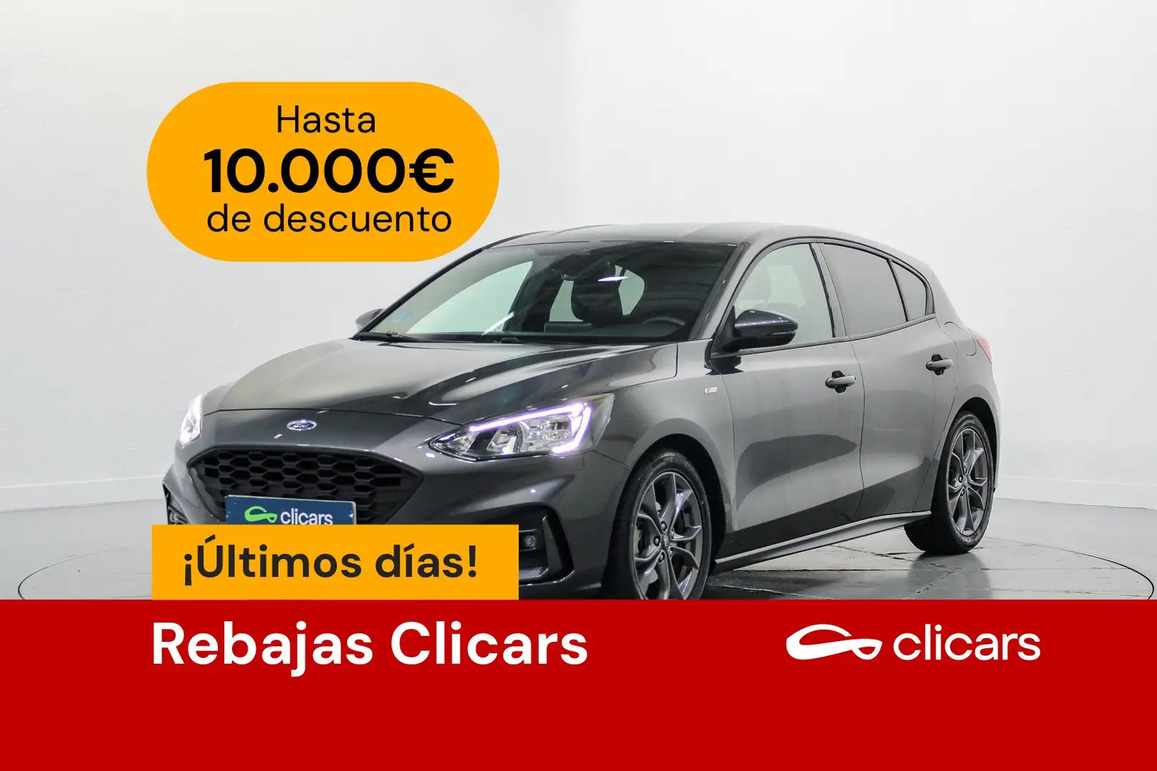 Ford Focus 1.0 Ecoboost ST-Line 125 Gris - 1