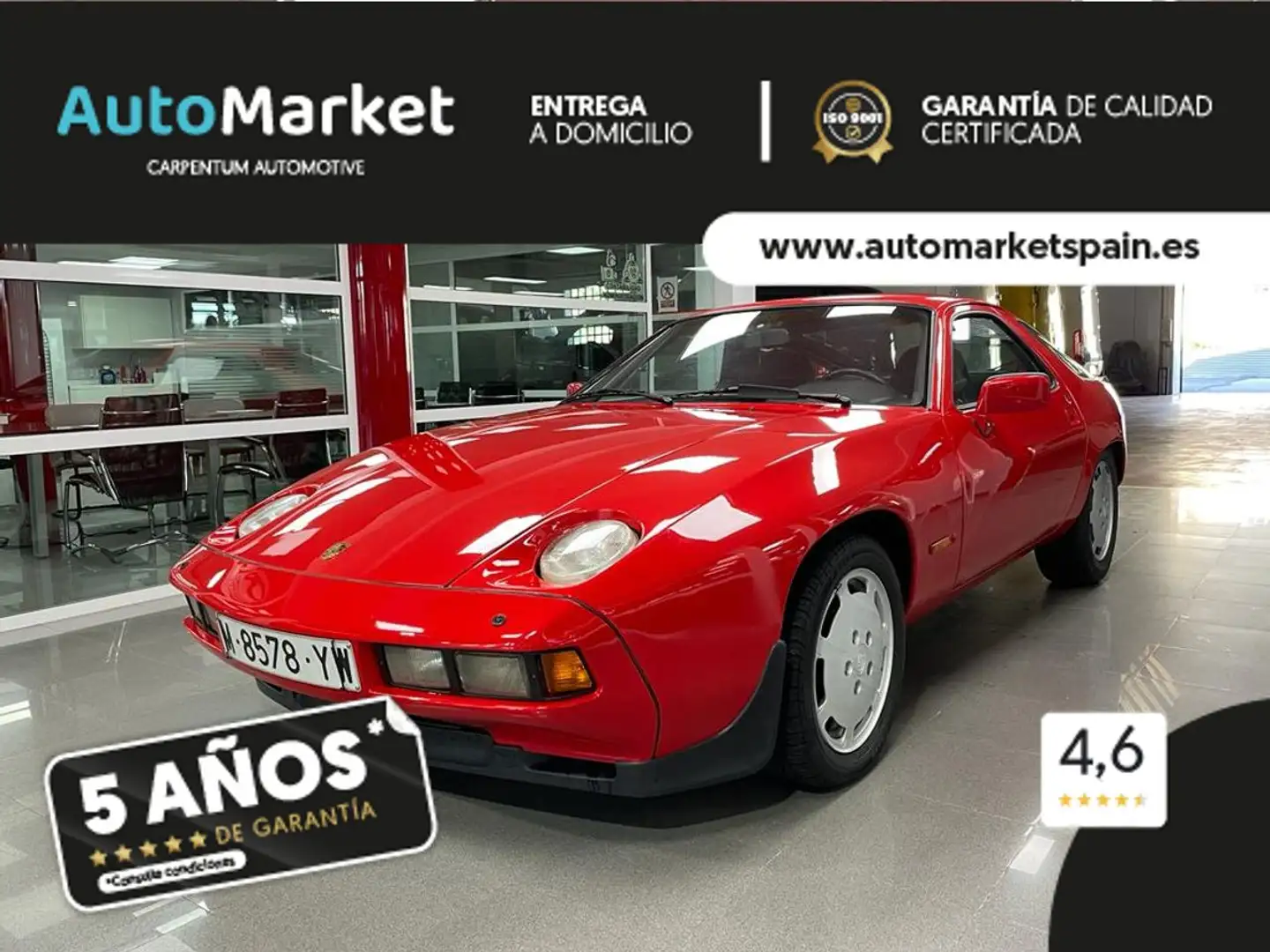 Porsche 928 4.7 S Rojo - 2