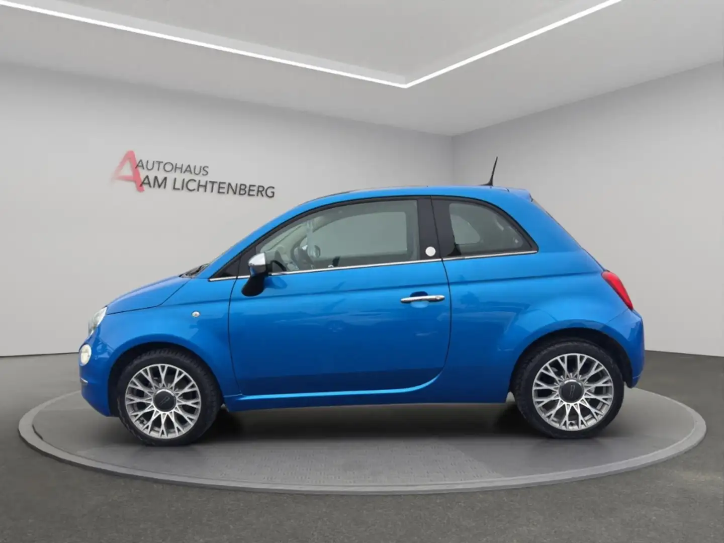 Fiat 500 1,2 8V Mirror LED+PANORAMA+CARPLAY+TEMPOMAT+PARKSE Blu/Azzurro - 2
