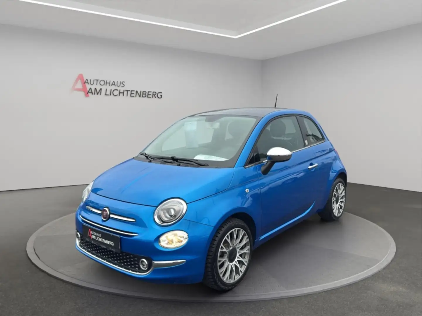 Fiat 500 1,2 8V Mirror LED+PANORAMA+CARPLAY+TEMPOMAT+PARKSE Blu/Azzurro - 1