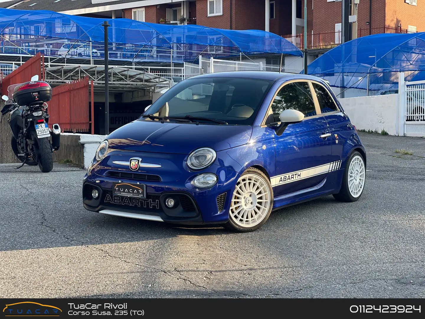Abarth 595 1.4 T-Jet 145cv "ORIGINALE" Bleu - 1