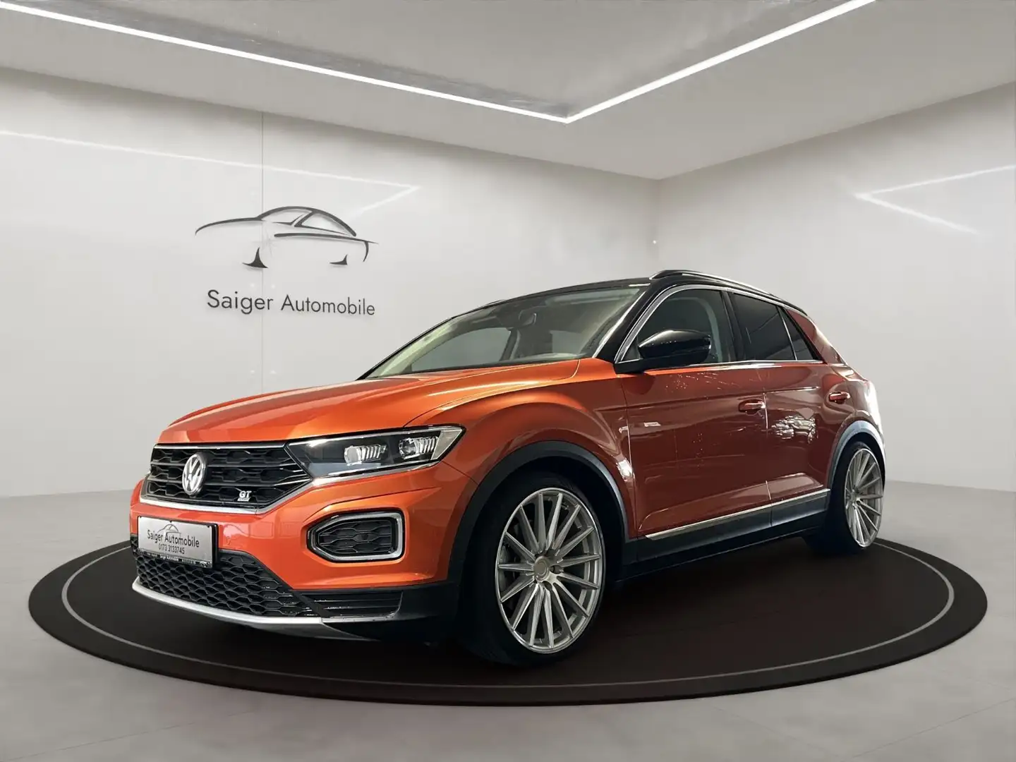 Volkswagen T-Roc Style Navi Shz Cam Sch Ahk Orange - 1