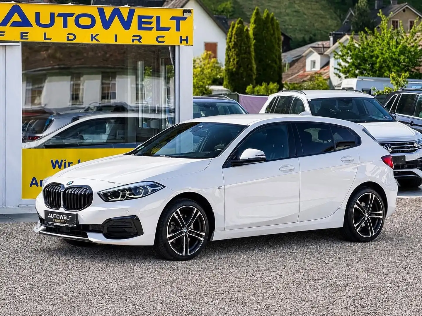 BMW 116 d Sport Line TOP ZUSTAND *TEILLEDER *CARPAKET *SZH Weiß - 1