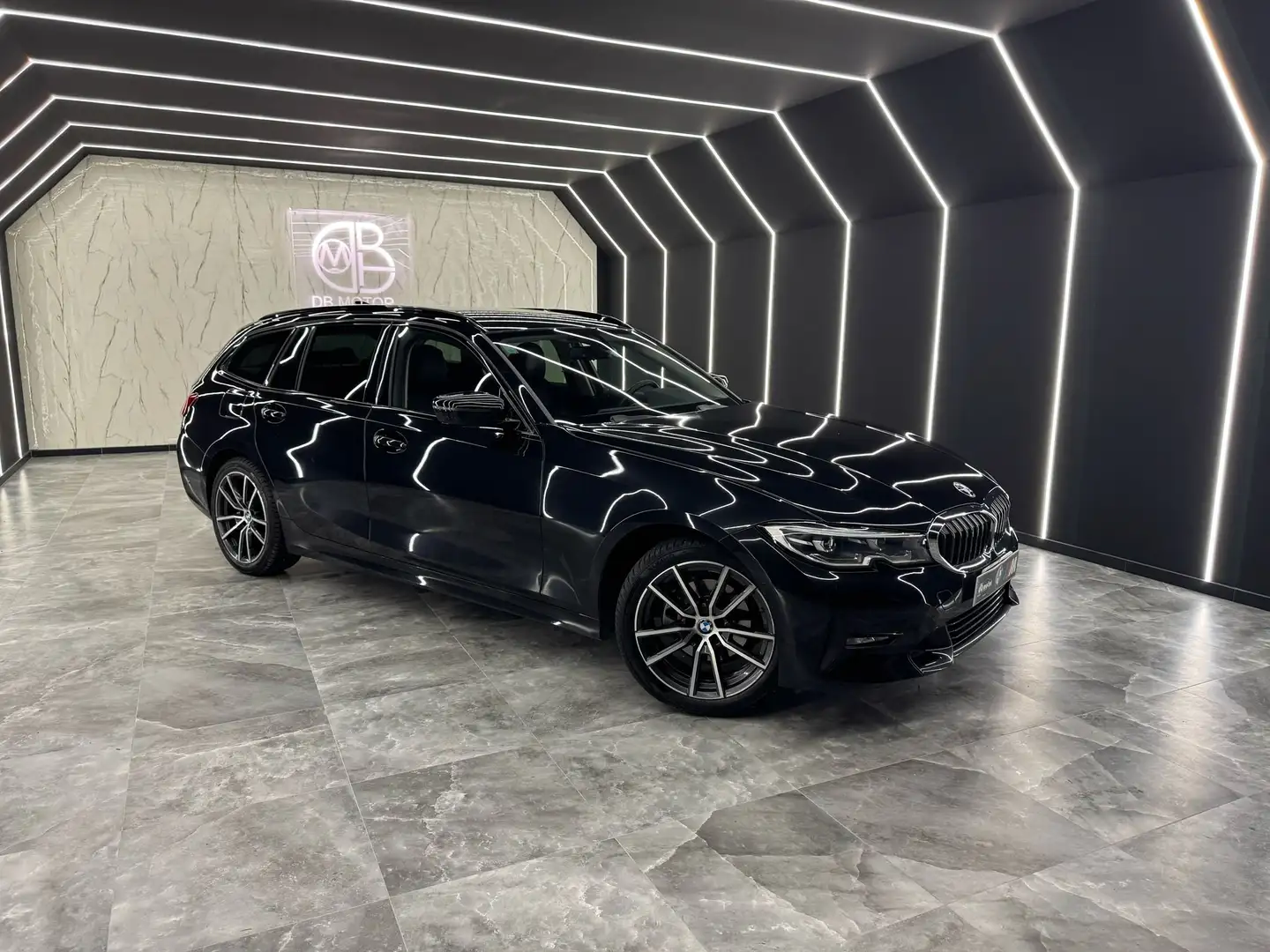 BMW 320 320d Touring xdrive Sport auto Nero - 2