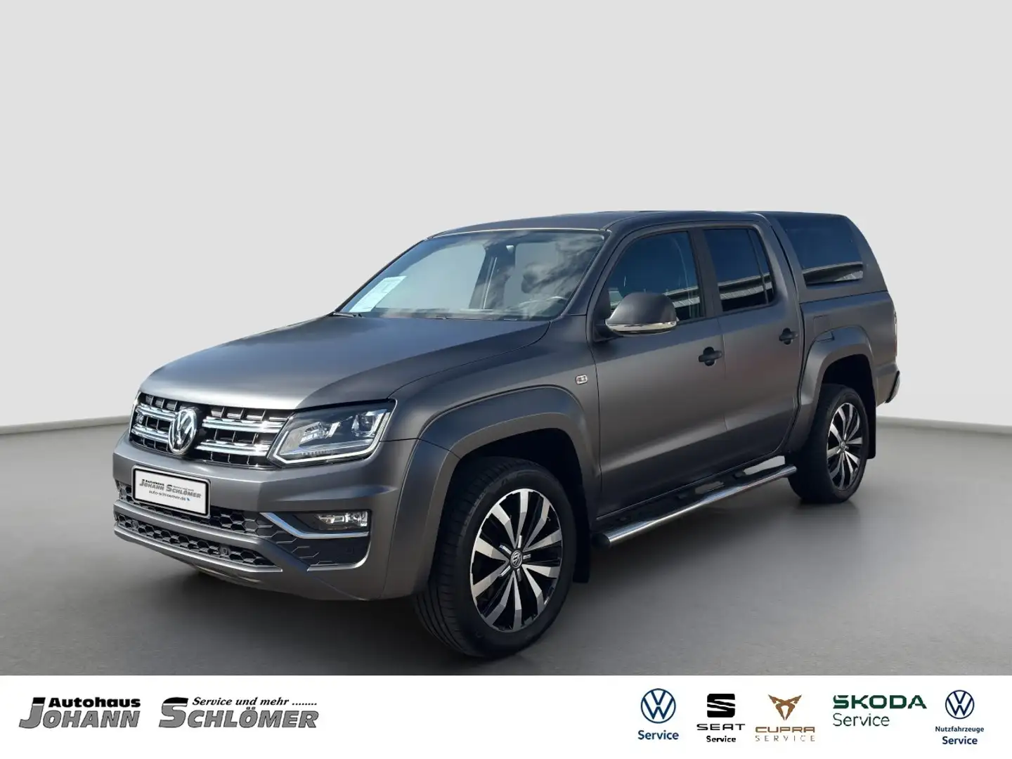Volkswagen Amarok 4motion 3.0 TDI Aventura matt LEDER XENON NAVI PDC Gris - 1